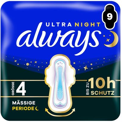 Always, Binden, Sec.Night Fl. Gr 4 (9x) Always, Binden, Sec.Night Fl. Gr 4 (9x)