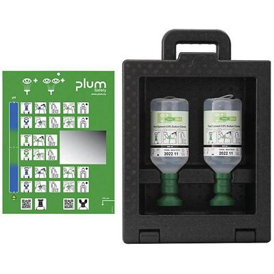 Plum, Erste Hilfe Set, 4923 Augenspülwandbox mit 1 x 500ml pH Neutral Duo und 1 x 1.000ml Augenspülflasche Duo 1 Set Plum, Erste Hilfe Set, 4923 Augenspülwandbox mit 1 x 500ml pH Neutral Duo und 1 x 1.000ml Augenspülflasche Duo 1 Set