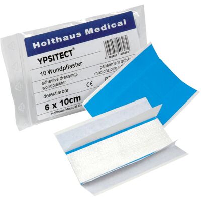 Holthaus, Pflaster, Wundpflaster Detekt 6x10cm (10x) Holthaus, Pflaster, Wundpflaster Detekt 6x10cm (10x)