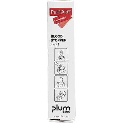 Plum, Erste Hilfe Set, Pull1 Aid Nachfüllpackung, Blutstopp 4 in 1, 5154CH Plum, Erste Hilfe Set, Pull1 Aid Nachfüllpackung, Blutstopp 4 in 1, 5154CH