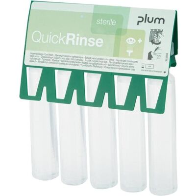 Plum, Erste Hilfe Set, Nachschub an Augenspülampullen QuickRinse, 5x20ml (Erste Hilfe Set Zubehör) Plum, Erste Hilfe Set, Nachschub an Augenspülampullen QuickRinse, 5x20ml (Erste Hilfe Set Zubehör)