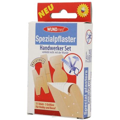 Magni, Pflaster, Handwerker Set 11-teilig 5 verschiedene Grössen (11x) Magni, Pflaster, Handwerker Set 11-teilig 5 verschiedene Grössen (11x)