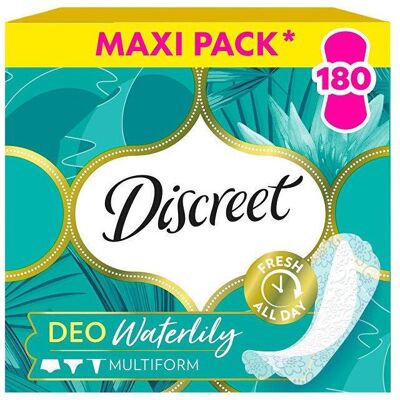Discreet Binden, Wasserlilien-Einlagen (180x) Discreet Binden, Wasserlilien-Einlagen (180x)