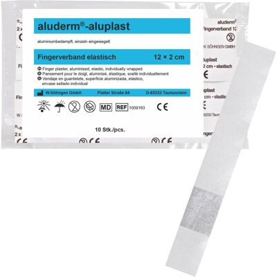 Söhngen, Pflaster, Fingerverband aluplast 1009192 18x2cm 10 St./Pack. (10x) Söhngen, Pflaster, Fingerverband aluplast 1009192 18x2cm 10 St./Pack. (10x)