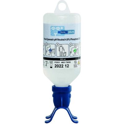 Plum, Erste Hilfe Set, Augenspülflasche DUO pH Neutral 0,5 l DIN EN15154-4 (Erste Hilfe Set Zubehör) Plum, Erste Hilfe Set, Augenspülflasche DUO pH Neutral 0,5 l DIN EN15154-4 (Erste Hilfe Set Zubehör)