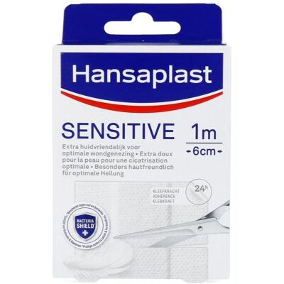 Hansaplast, Pflaster, Plasters Sensitive 1m X 6cm (10x) Hansaplast, Pflaster, Plasters Sensitive 1m X 6cm (10x)