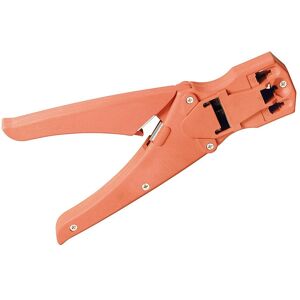 Fixpoint Zange, Crimpzange für Modularstecker inkl. Kabelschneider und Abisolierer, rot (310 mm) Fixpoint Zange, Crimpzange für Modularstecker inkl. Kabelschneider und Abisolierer, rot (310 mm)