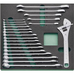 Stahlwille, Schraubenschlüssel, 22-teilig TCS Sortiment Schraubenschlüssel 13+17F (10 mm, 11 mm, 12 mm, 13 mm, 14 mm, 15 mm, 16 mm, 17 mm, 18 mm, 19 mm, 21 mm, 22 mm, 24 mm, 34 mm, 6 mm, 7 mm, 8 mm) Stahlwille, Schraubenschlüssel, 22-teilig TCS Sortiment Schraubenschlüssel 13+17F (10 mm, 11 mm, 12 mm, 13 mm, 14 mm, 15 mm, 16 mm, 17 mm, 18 mm, 19 mm, 21 mm, 22 mm, 24 mm, 34 mm, 6 mm, 7 mm, 8 mm)