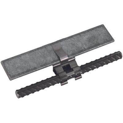 Dehn, Schraubstock + Zwinge, Bewehrungsklemme DC BK 8 FL30 STBLANK DEHNclip Verbinder für Blitzschutz 4013364288904 Dehn, Schraubstock + Zwinge, Bewehrungsklemme DC BK 8 FL30 STBLANK DEHNclip Verbinder für Blitzschutz 4013364288904