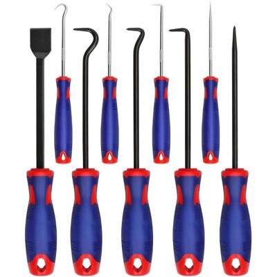 Workpro, Beitel + Handhobel, Precision hooks and picks, 9 piece set Workpro, Beitel + Handhobel, Precision hooks and picks, 9 piece set