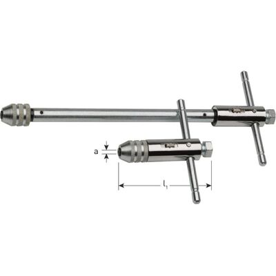 Rotec, Gewindeschneider + Gewindebohrer, 380.0020 3800020 Gewindeschneidergriff lang mit Ratsche Nr. 20 / M5-M12 Rotec, Gewindeschneider + Gewindebohrer, 380.0020 3800020 Gewindeschneidergriff lang mit Ratsche Nr. 20 / M5-M12