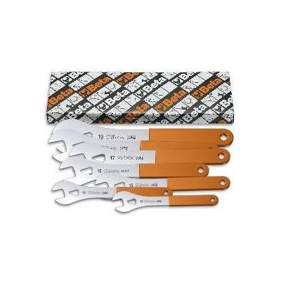 BETA, Schraubenschlüssel, 039520207 3952/S7 7-teiliger Satz Konusschraubenschlüssel (13 mm, 14 mm, 15 mm, 16 mm, 17 mm, 18 mm, 19 mm) BETA, Schraubenschlüssel, 039520207 3952/S7 7-teiliger Satz Konusschraubenschlüssel (13 mm, 14 mm, 15 mm, 16 mm, 17 mm, 18 mm, 19 mm)