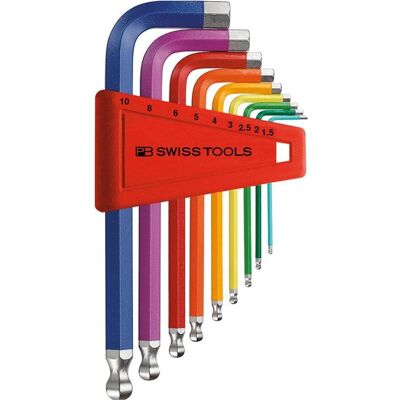 Packard Bell Swiss Tools, Sechskantschlüssel, Stiftschlüsselsatz PB Rainbow - Kugelkopf Packard Bell Swiss Tools, Sechskantschlüssel, Stiftschlüsselsatz PB Rainbow - Kugelkopf