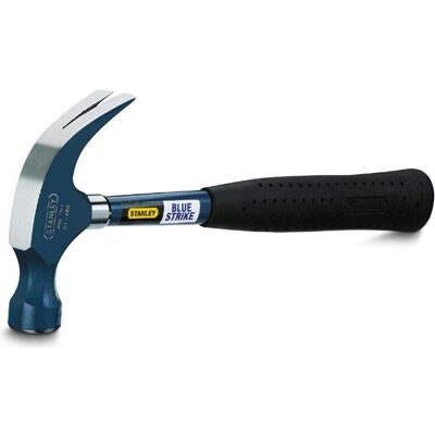 Stanley Blaue Strike Klauenhammer - 20oz - Gebogener Kralen - Hitzebehandelter Stahl - Leicht Stanley Blaue Strike Klauenhammer - 20oz - Gebogener Kralen - Hitzebehandelter Stahl - Leicht