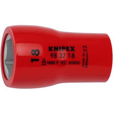 Knipex, Steckschlüssel + Stecknuss, Steckschlüsseleinsatz (18 mm) Knipex, Steckschlüssel + Stecknuss, Steckschlüsseleinsatz (18 mm)