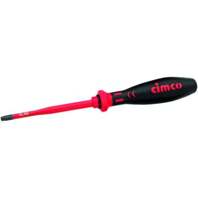 Cimco T 10 VDE Isolierter Torx-Schraubenzieher - 60mm Klinge - 205mm Gesamtlänge - Schraubenzieher Cimco T 10 VDE Isolierter Torx-Schraubenzieher - 60mm Klinge - 205mm Gesamtlänge - Schraubenzieher