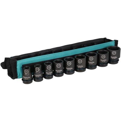 Makita, Steckschlüssel + Stecknuss, E-16617 Screwdriver set 9 pcs. 1/2"x 38-42mm (10, 11, 13, 17, 19, 21, 22, 24, 27mm) (10 mm, 11 mm, 13 mm, 17 mm, 19 mm, 21 mm, 22 mm, 24 mm, 27 mm) Makita, Steckschlüssel + Stecknuss, E-16617 Screwdriver set 9 pcs. 1/2"x 38-42mm (10, 11, 13, 17, 19, 21, 22, 24, 27mm) (10 mm, 11 mm, 13 mm, 17 mm, 19 mm, 21 mm, 22 mm, 24 mm, 27 mm)