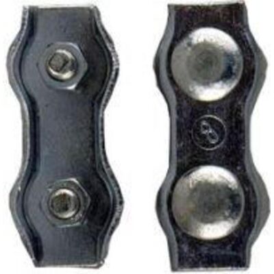 POSAMO M4 Duplexklemme - 3mm x 35mm - Stahl POSAMO M4 Duplexklemme - 3mm x 35mm - Stahl