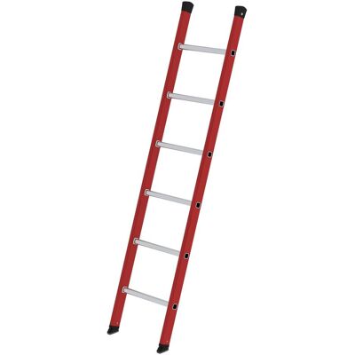 MUNK Günzburger Steigtechnik - Anlegeleiter - GFK/Alu, 6 Sprossen, 1850mm MUNK Günzburger Steigtechnik - Anlegeleiter - GFK/Alu, 6 Sprossen, 1850mm