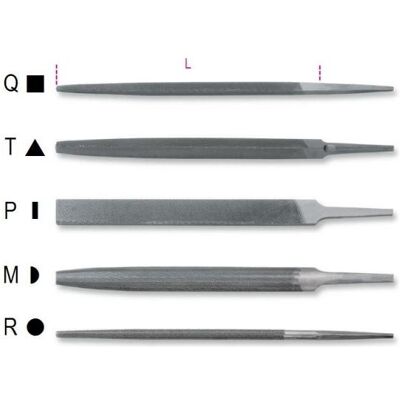BETA, Raspel + Feile, 017180145 1718D10/P Flache Bastardfeile, ohne Griff 250 mm BETA, Raspel + Feile, 017180145 1718D10/P Flache Bastardfeile, ohne Griff 250 mm