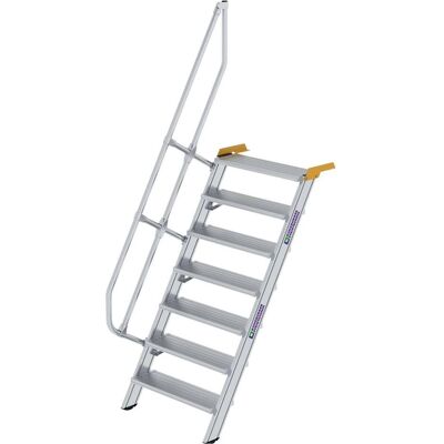 Munk, Leiter + Gerüst, Treppe 60° Stufenbreite 800 mm 7 Stufen Aluminium geriffelt (Gerüst, 80 cm) Munk, Leiter + Gerüst, Treppe 60° Stufenbreite 800 mm 7 Stufen Aluminium geriffelt (Gerüst, 80 cm)