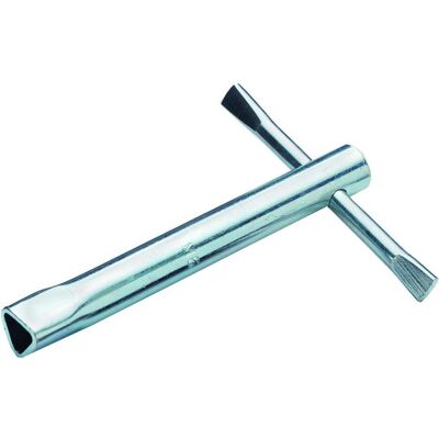Cimco, Steckschlüssel + Stecknuss, Dreikant-Steckschlüssel M3 6 mm, DIN 22417, Länge 70 mm, verzinkt (6 mm) Cimco, Steckschlüssel + Stecknuss, Dreikant-Steckschlüssel M3 6 mm, DIN 22417, Länge 70 mm, verzinkt (6 mm)