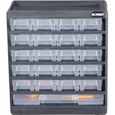 Ironside, Werkzeugkoffer, Klarsicht-Magazin 21 Schubläden 300 x 135 x 335 mm, Kunststoff Ironside, Werkzeugkoffer, Klarsicht-Magazin 21 Schubläden 300 x 135 x 335 mm, Kunststoff