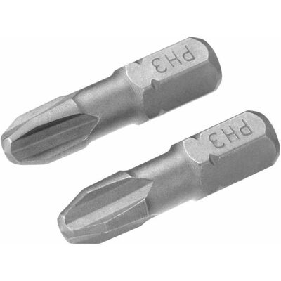 Stanley Bits, Schraubendreher / Bit PH3 x 25 mm / 2 Stcs. (Kreuz Phillips PH) Stanley Bits, Schraubendreher / Bit PH3 x 25 mm / 2 Stcs. (Kreuz Phillips PH)