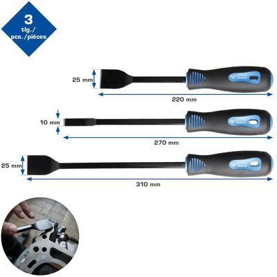 KS Tools, Fahrzeug Werkzeug, Schaber-Satz, 3- teilig KS Tools, Fahrzeug Werkzeug, Schaber-Satz, 3- teilig