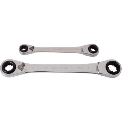 Projahn, Schraubenschlüssel, 3466 GearTech 63 in 2 Doppelring Schluessel Satz 2tlg, 8-10 + 11-13 und 14-16 + 17-19 Projahn, Schraubenschlüssel, 3466 GearTech 63 in 2 Doppelring Schluessel Satz 2tlg, 8-10 + 11-13 und 14-16 + 17-19