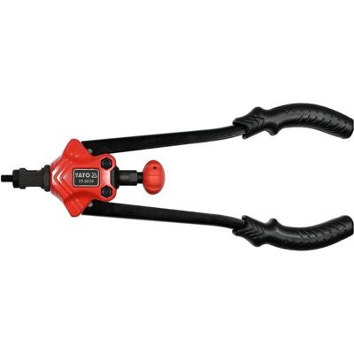 Yato, Zange, Profi Nietmutternzange Nietzange Hebelnietzange Länge 360 mm für Nieten M3, M4, M5, M6, M8, M10, M12 (42 mm) Yato, Zange, Profi Nietmutternzange Nietzange Hebelnietzange Länge 360 mm für Nieten M3, M4, M5, M6, M8, M10, M12 (42 mm)