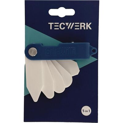 Tecwerk, Kelle + Spachtel, Silikonspachtel 5 in 1 passend für sämtliche Silikonfugen Kunststoff 1 Stück auf Karte Länge 85 m... (1.50 cm) Tecwerk, Kelle + Spachtel, Silikonspachtel 5 in 1 passend für sämtliche Silikonfugen Kunststoff 1 Stück auf Karte Länge 85 m... (1.50 cm)
