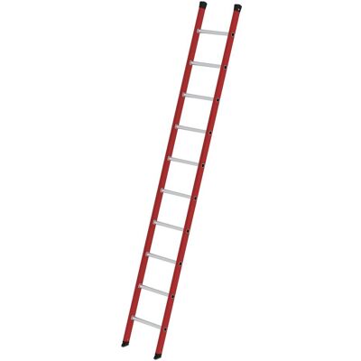 MUNK Günzburger Steigtechnik - Anlegeleiter 10 Sprossen - GFK/Alu - 3050mm MUNK Günzburger Steigtechnik - Anlegeleiter 10 Sprossen - GFK/Alu - 3050mm