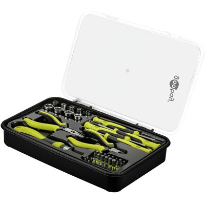 Goobay, Werkzeugkoffer, Werkzeug-Set Advanced, 49-tlg. (49 Teile) Goobay, Werkzeugkoffer, Werkzeug-Set Advanced, 49-tlg. (49 Teile)