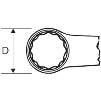 Stahlwille, Schraubenschlüssel, Schlagringschlüssel (46 mm) Stahlwille, Schraubenschlüssel, Schlagringschlüssel (46 mm)