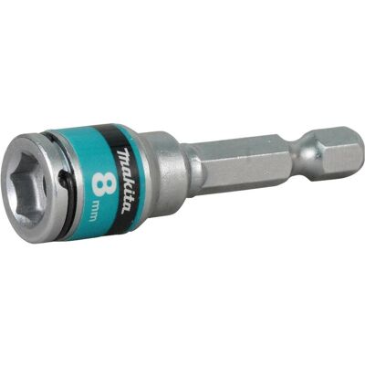 Makita, Steckschlüssel + Stecknuss, 1/4-Zoll-Schlagstecknuss aus Edelstahl für 8-mm-Impact-Premier-Schrauben (8 mm) Makita, Steckschlüssel + Stecknuss, 1/4-Zoll-Schlagstecknuss aus Edelstahl für 8-mm-Impact-Premier-Schrauben (8 mm)