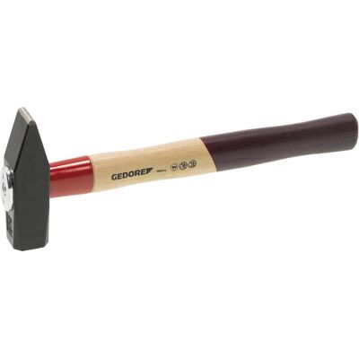 Gedore, Hammer, 600 H-200 Schlosserhammer ROTBAND-PLUS mit Hickorystiel, 200 g (200 g) Gedore, Hammer, 600 H-200 Schlosserhammer ROTBAND-PLUS mit Hickorystiel, 200 g (200 g)