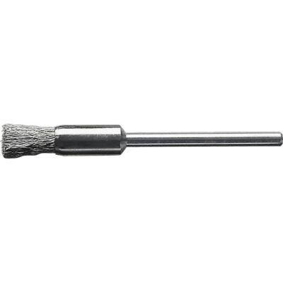Lessmann, Schleifmittel, Miniatur-Pinselbürsten mit 3,0 mm Schaft Drm 5 mm Stahldraht rostfrei ROF gew. 0,10 mm hoch 8 mm Lessmann, Schleifmittel, Miniatur-Pinselbürsten mit 3,0 mm Schaft Drm 5 mm Stahldraht rostfrei ROF gew. 0,10 mm hoch 8 mm