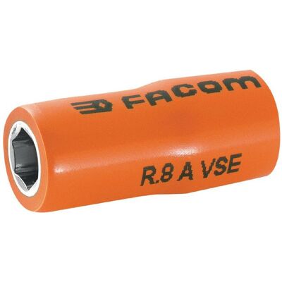 Facom, Steckschlüssel + Stecknuss, Sechskant-Steckschlüsseleinsatz (10 mm) Facom, Steckschlüssel + Stecknuss, Sechskant-Steckschlüsseleinsatz (10 mm)