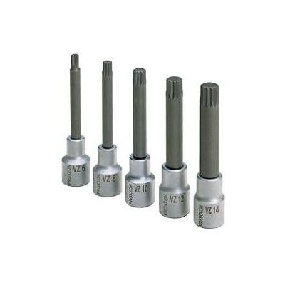 Proxxon, Steckschlüssel + Stecknuss, 1/2" Vielzahn-Einsatz VZ 9 Proxxon, Steckschlüssel + Stecknuss, 1/2" Vielzahn-Einsatz VZ 9
