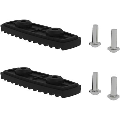 Munk, Leiter + Gerüst, nivello-Fussplatte elektrisch ableitfähig für Holmhöhe 85/98 mm (Gerüst) Munk, Leiter + Gerüst, nivello-Fussplatte elektrisch ableitfähig für Holmhöhe 85/98 mm (Gerüst)