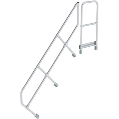 Munk, Leiter + Gerüst, Zweiter Handlauf für Treppe mit Plattform 45° 7 Stufen Munk, Leiter + Gerüst, Zweiter Handlauf für Treppe mit Plattform 45° 7 Stufen