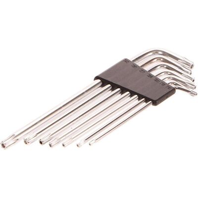 GEKO, Sechskantschlüssel, TORX-Stiftschlüssel, Satz mit 7 Stück, T10-T40 GEKO, Sechskantschlüssel, TORX-Stiftschlüssel, Satz mit 7 Stück, T10-T40