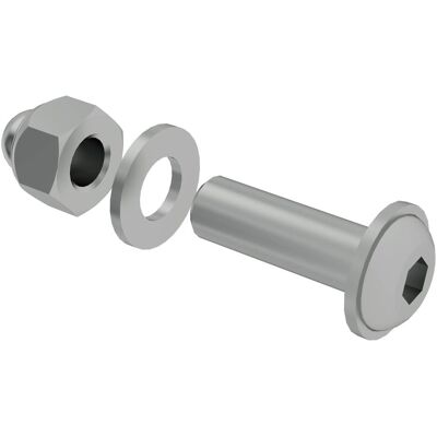 Munk, Leiter + Gerüst, Systemgeländer Verbindungsschraube M8 x 25 kpl. 1 Satz = 10 Stück (Gerüst) Munk, Leiter + Gerüst, Systemgeländer Verbindungsschraube M8 x 25 kpl. 1 Satz = 10 Stück (Gerüst)