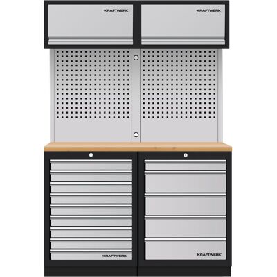 Kraftwerk, Werkstattschrank, Mobilio 2er Kombi, 5 & 9 Schubladen (136 cm, 200 cm) Kraftwerk, Werkstattschrank, Mobilio 2er Kombi, 5 & 9 Schubladen (136 cm, 200 cm)