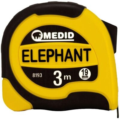 Medid, Längenmesswerkzeug, Elephant bi-material tape measure 3 m x 19 mm (3 m) Medid, Längenmesswerkzeug, Elephant bi-material tape measure 3 m x 19 mm (3 m)