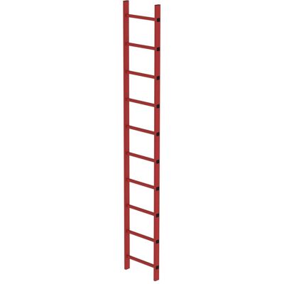 Munk Günzburger Steigtechnik Modell 2800mm Schachtleiter mit geriffelten Sprossen Munk Günzburger Steigtechnik Modell 2800mm Schachtleiter mit geriffelten Sprossen