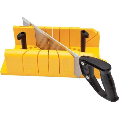 Stanley Handsäge, Gehrungslade mit Säge Stanley Handsäge, Gehrungslade mit Säge