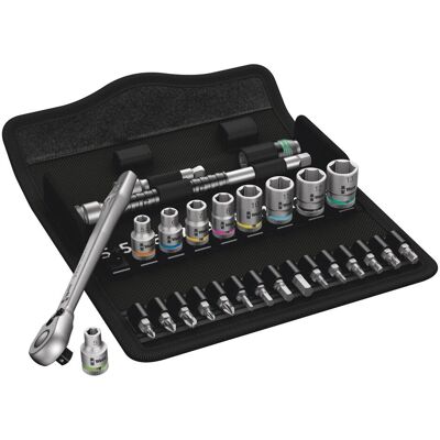 Wera, Steckschlüssel + Stecknuss, 8100 SA 8 Zyklop Metal-Knarrensatz (10 mm, 11 mm, 12 mm, 13 mm, 5 mm, 6 mm, 7 mm, 8 mm, 9 mm) Wera, Steckschlüssel + Stecknuss, 8100 SA 8 Zyklop Metal-Knarrensatz (10 mm, 11 mm, 12 mm, 13 mm, 5 mm, 6 mm, 7 mm, 8 mm, 9 mm)