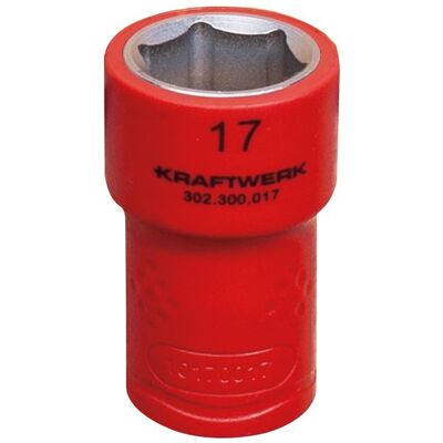 Kraftwerk, Steckschlüssel + Stecknuss, Elektriker Stecknuss VDE (17 mm) Kraftwerk, Steckschlüssel + Stecknuss, Elektriker Stecknuss VDE (17 mm)
